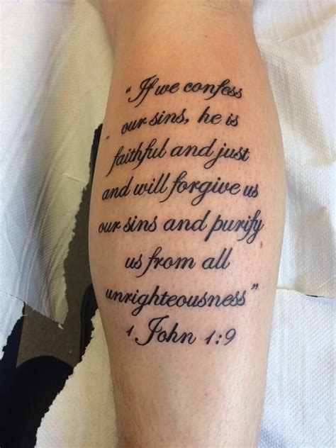 Love makes sacrifices. . Bible quote tattoos for guys